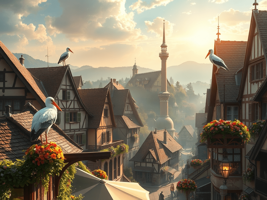 NELLA TERRA DELLE CICOGNE E DELLA BELLA E LA&nbsp;BESTIA